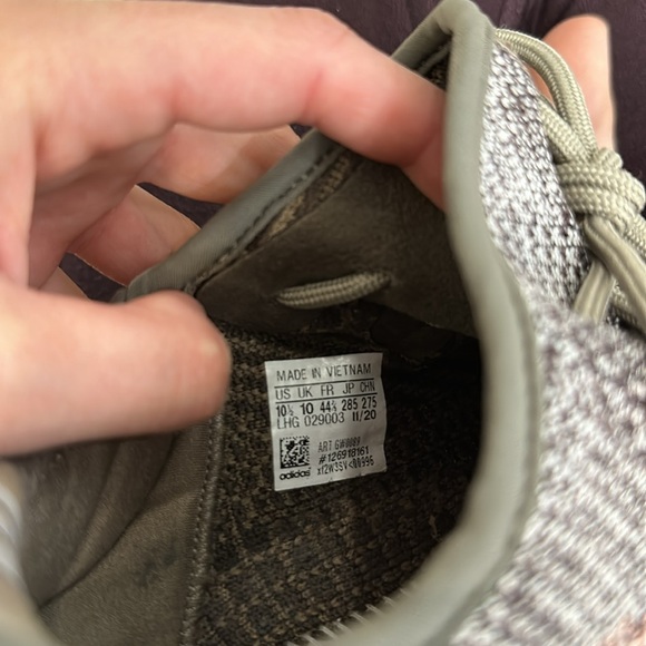 Men’s Yeezy boost 350 v2 adidas shoes ash stone - Picture 6 of 9